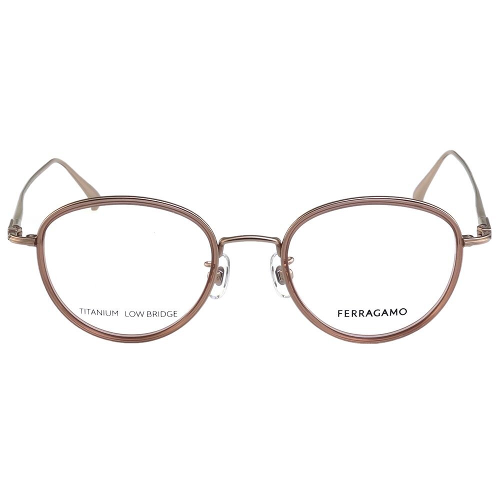  Salvatore Ferragamo 純鈦 光學眼鏡(黑配金色)SF2588RLB