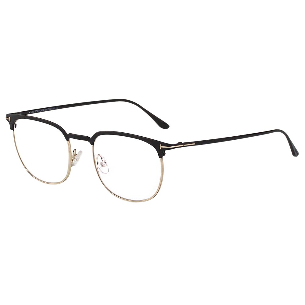 TF5549B-001-TOM FORD 抗藍光 光學眼鏡(黑配金)TF5549B